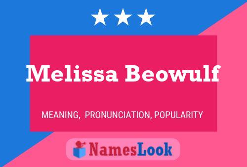 Melissa Beowulf பெயர் போஸ்டர்