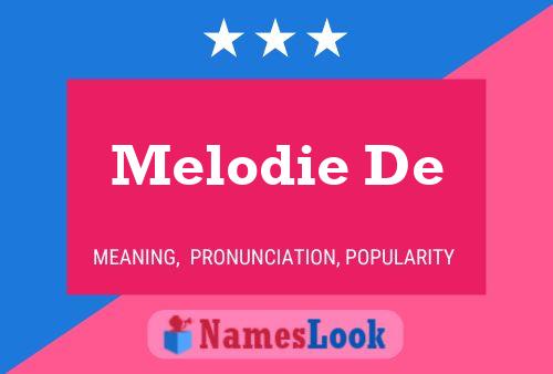 Melodie De பெயர் போஸ்டர்