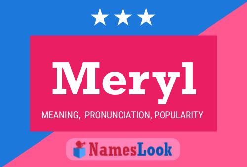 Meryl பெயர் போஸ்டர்