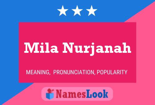 Mila Nurjanah பெயர் போஸ்டர்