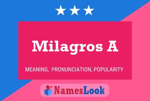 Milagros A பெயர் போஸ்டர்