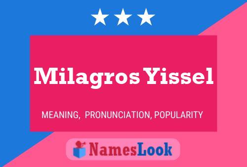 Milagros Yissel பெயர் போஸ்டர்