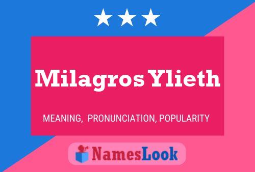 Milagros Ylieth பெயர் போஸ்டர்