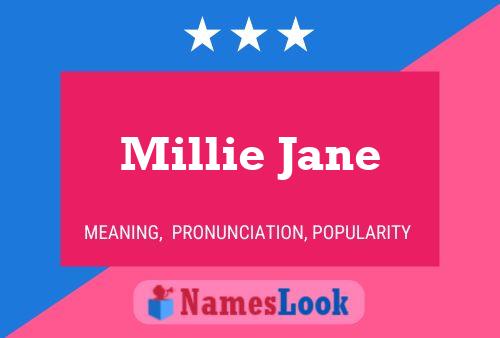 Millie Jane பெயர் போஸ்டர்