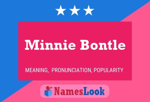 Minnie Bontle பெயர் போஸ்டர்