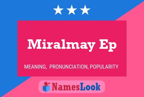 Miralmay Ep பெயர் போஸ்டர்