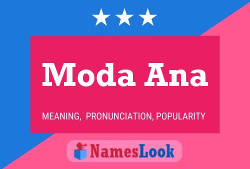 Moda Ana பெயர் போஸ்டர்