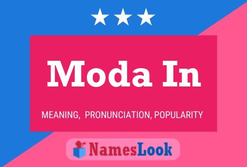 Moda In பெயர் போஸ்டர்