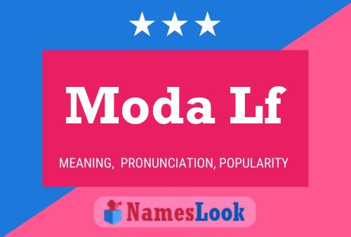 Moda Lf பெயர் போஸ்டர்