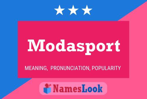 Modasport பெயர் போஸ்டர்