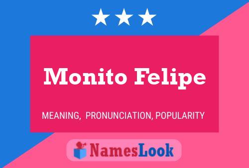 Monito Felipe பெயர் போஸ்டர்