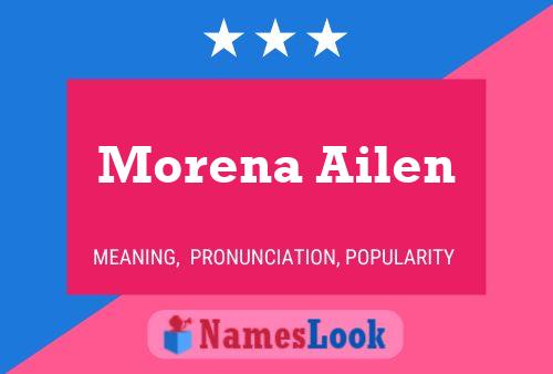 Morena Ailen பெயர் போஸ்டர்