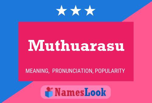 Muthuarasu பெயர் போஸ்டர்