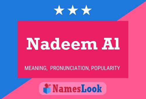 Nadeem Al பெயர் போஸ்டர்