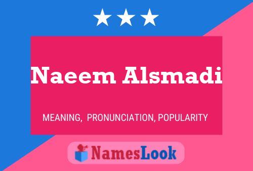 Naeem Alsmadi பெயர் போஸ்டர்