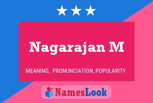 Nagarajan M பெயர் போஸ்டர்