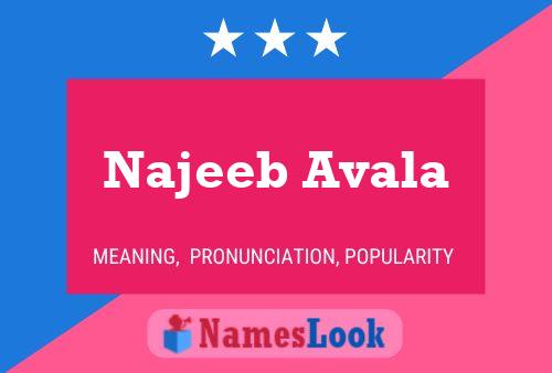 Najeeb Avala பெயர் போஸ்டர்