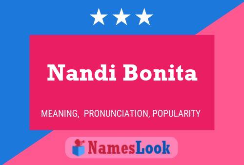 Nandi Bonita பெயர் போஸ்டர்