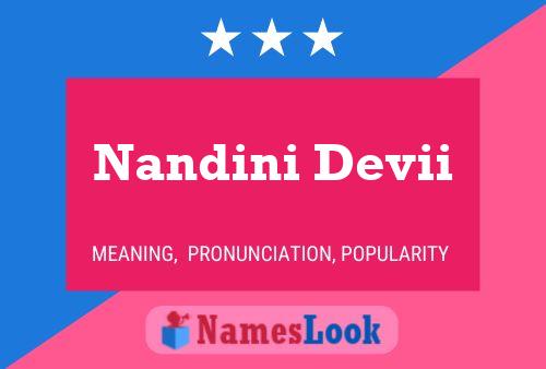 Nandini Devii பெயர் போஸ்டர்