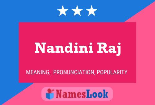 Nandini Raj பெயர் போஸ்டர்