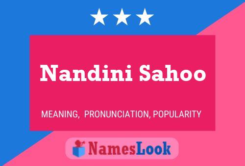 Nandini Sahoo பெயர் போஸ்டர்