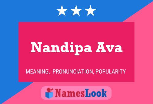 Nandipa Ava பெயர் போஸ்டர்