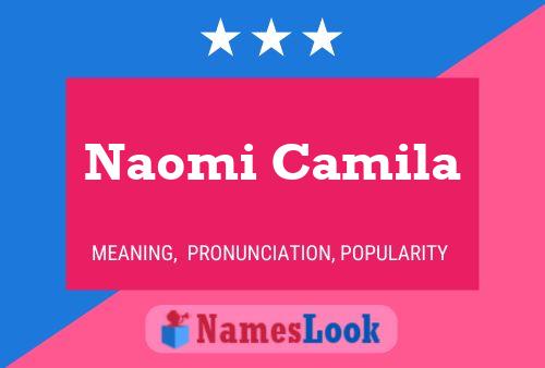 Naomi Camila பெயர் போஸ்டர்