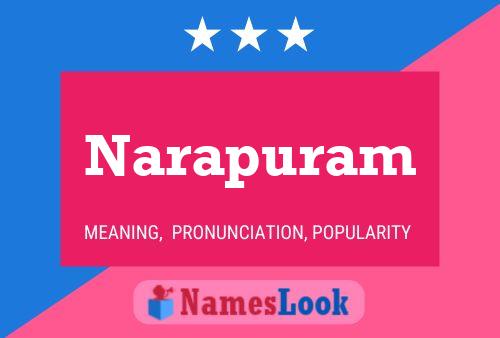 Narapuram பெயர் போஸ்டர்