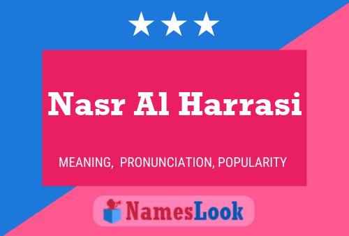 Nasr Al Harrasi பெயர் போஸ்டர்