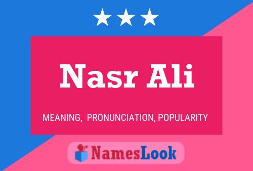 Nasr Ali பெயர் போஸ்டர்