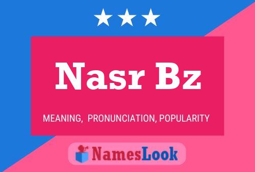 Nasr Bz பெயர் போஸ்டர்