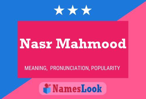 Nasr Mahmood பெயர் போஸ்டர்