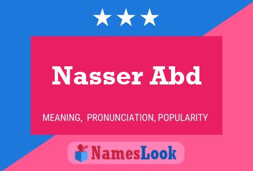 Nasser Abd பெயர் போஸ்டர்