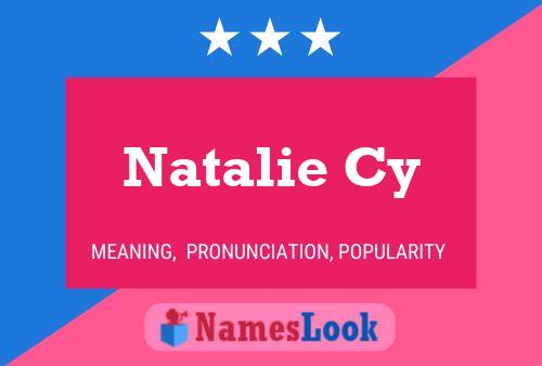 Natalie Cy பெயர் போஸ்டர்