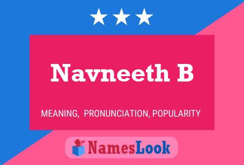 Navneeth B பெயர் போஸ்டர்