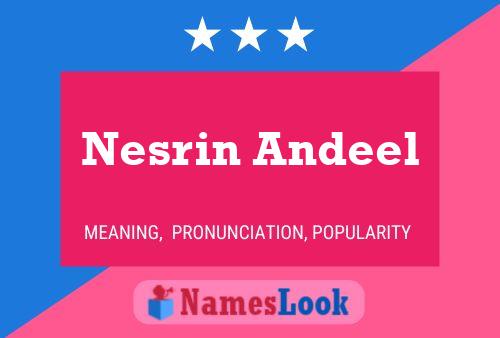 Nesrin Andeel பெயர் போஸ்டர்