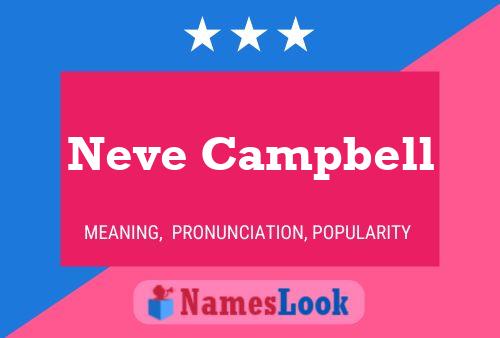 Neve Campbell பெயர் போஸ்டர்