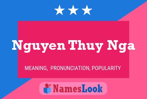 Nguyen Thuy Nga பெயர் போஸ்டர்