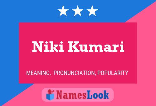 Niki Kumari பெயர் போஸ்டர்