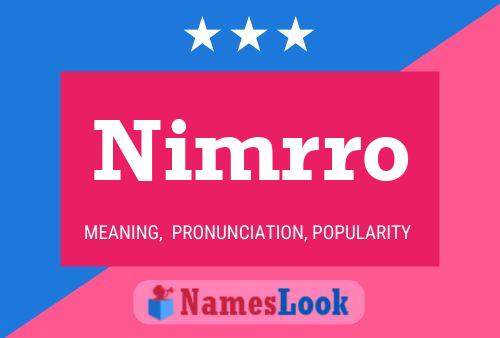 Nimrro பெயர் போஸ்டர்