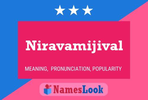 Niravamijival பெயர் போஸ்டர்