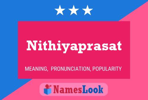 Nithiyaprasat பெயர் போஸ்டர்