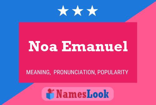 Noa Emanuel பெயர் போஸ்டர்