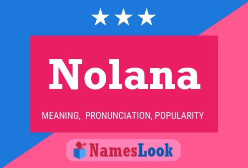 Nolana பெயர் போஸ்டர்