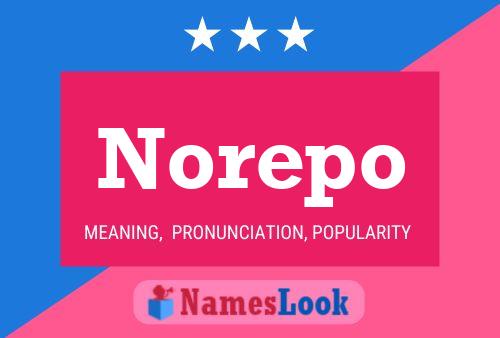 Norepo பெயர் போஸ்டர்