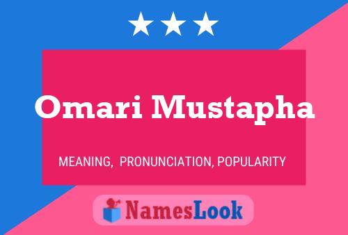 Omari Mustapha பெயர் போஸ்டர்