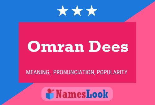 Omran Dees பெயர் போஸ்டர்