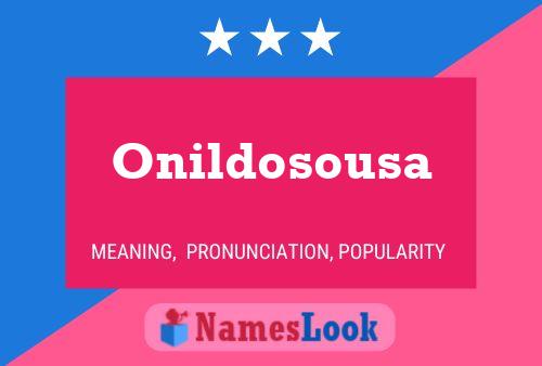 Onildosousa பெயர் போஸ்டர்