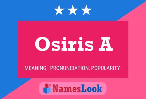 Osiris A பெயர் போஸ்டர்