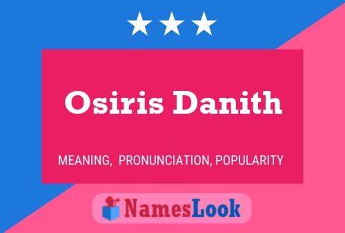 Osiris Danith பெயர் போஸ்டர்